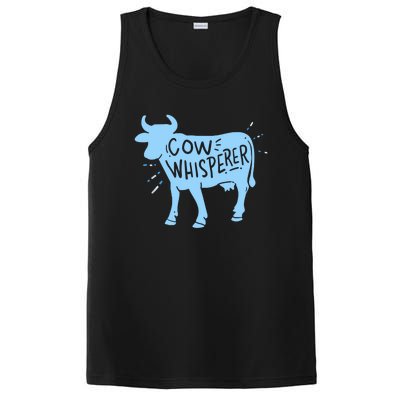 Cow Whisperer Cow Farmer & Rancher Cute Gift PosiCharge Competitor Tank