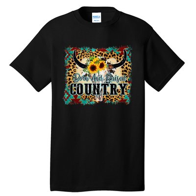 Country Western Cactus Sunflower Apparel Women Tall T-Shirt