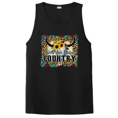 Country Western Cactus Sunflower Apparel Women PosiCharge Competitor Tank