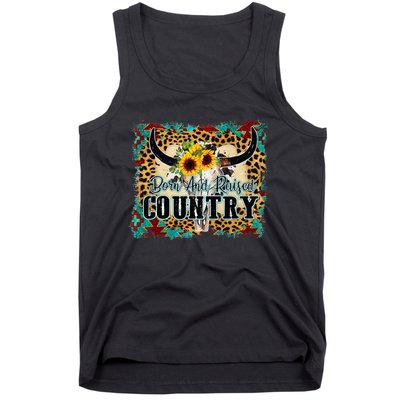 Country Western Cactus Sunflower Apparel Women Tank Top