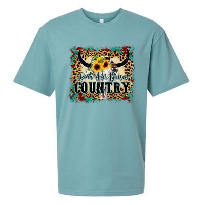 Country Western Cactus Sunflower Apparel Women Sueded Cloud Jersey T-Shirt