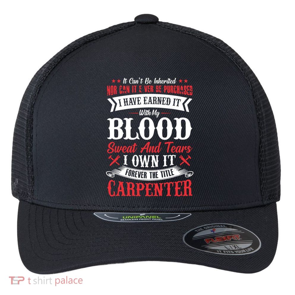 Carpenter Woodworking Flexfit Unipanel Trucker Cap