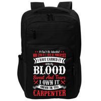 Carpenter Woodworking Impact Tech Backpack