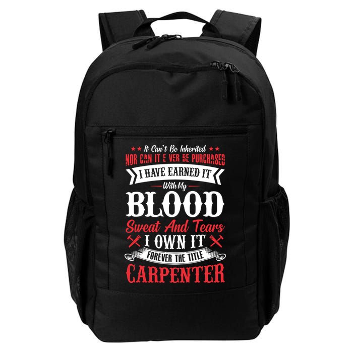 Carpenter Woodworking Backpack