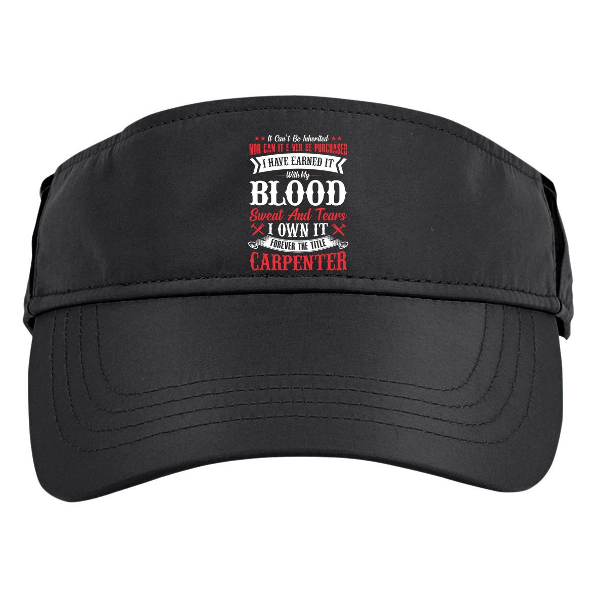 Carpenter Woodworking Adult Drive Performance Visor