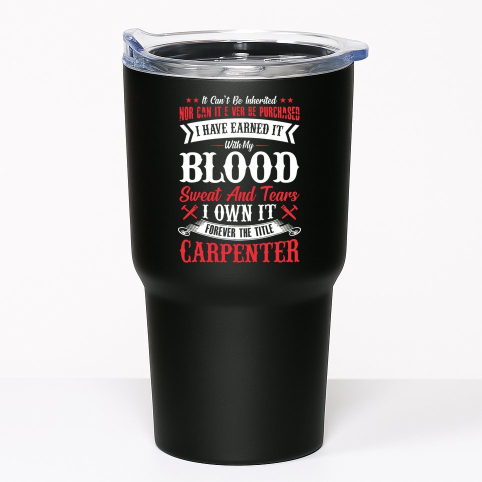 Carpenter Woodworking Tumbler