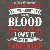 Carpenter Woodworking Cotton Canvas Backpack