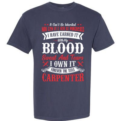 Carpenter Woodworking Garment-Dyed Heavyweight T-Shirt
