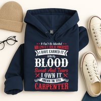 Carpenter Woodworking Hoodie