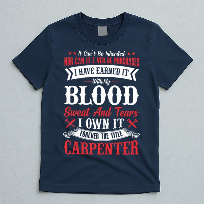 Carpenter Woodworking T-Shirt