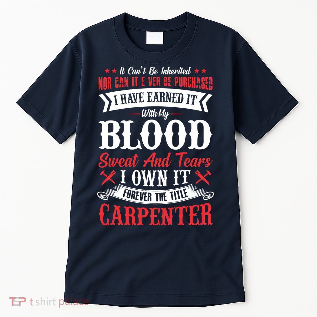 Carpenter Woodworking Tall T-Shirt