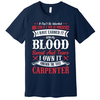 Carpenter Woodworking Premium T-Shirt