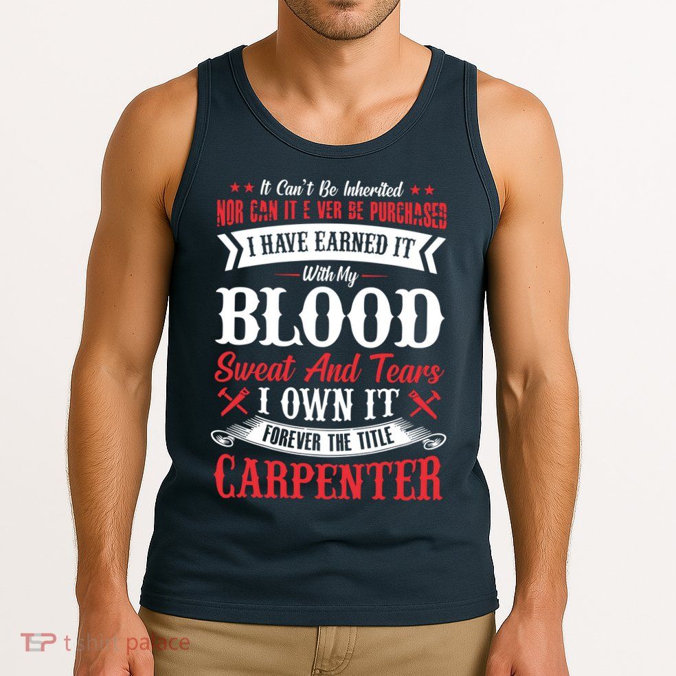 Carpenter Woodworking Tank Top