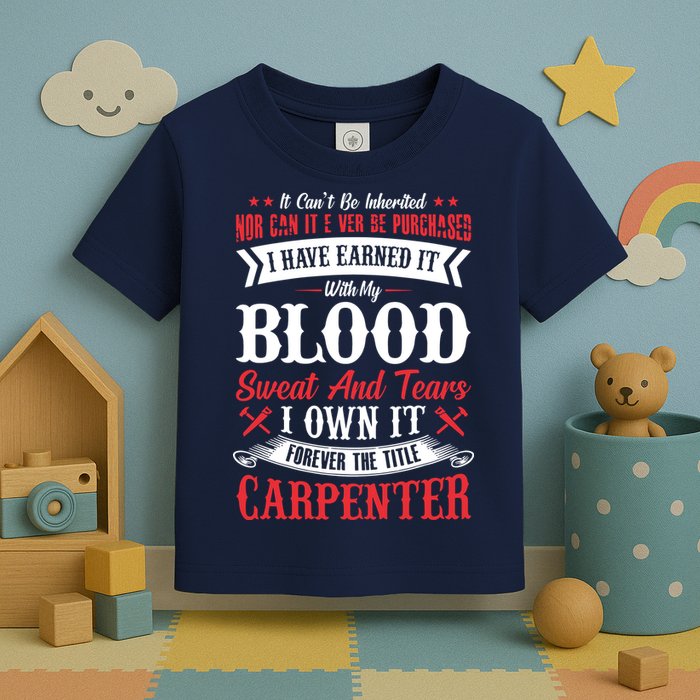 Carpenter Woodworking Toddler T-Shirt