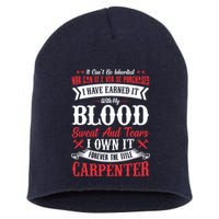 Carpenter Woodworking Short Acrylic Beanie