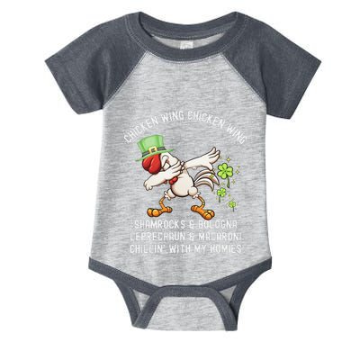 Chicken Wing Chicken Wing Song Hot Dog Bologna St Pattys Day Infant Baby Jersey Bodysuit