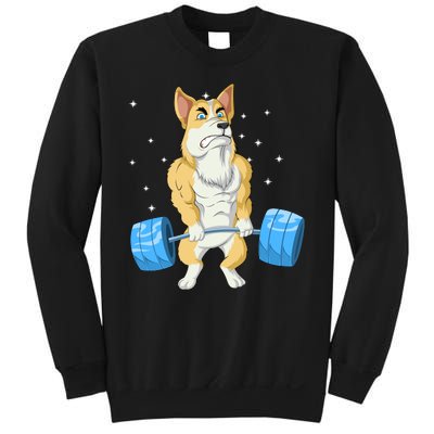 Corgi Weightlifting Sweatshirt