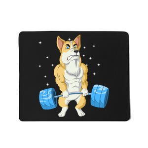 Corgi Weightlifting Mousepad