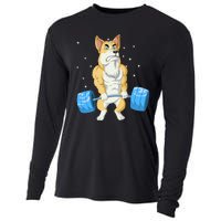 Corgi Weightlifting Cooling Performance Long Sleeve Crew