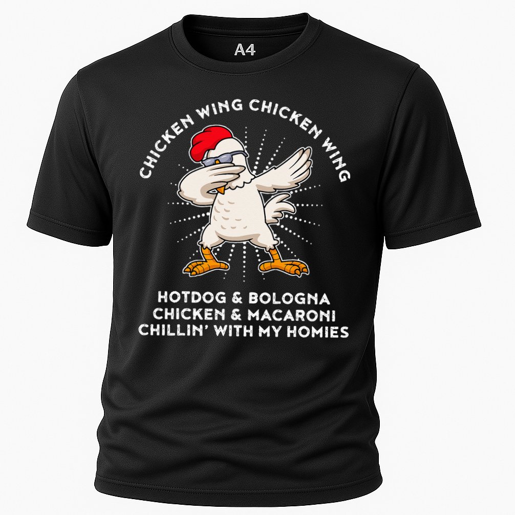 Chicken Wing Chicken Wing Hot Dog Cooling Performance Crew T-Shirt