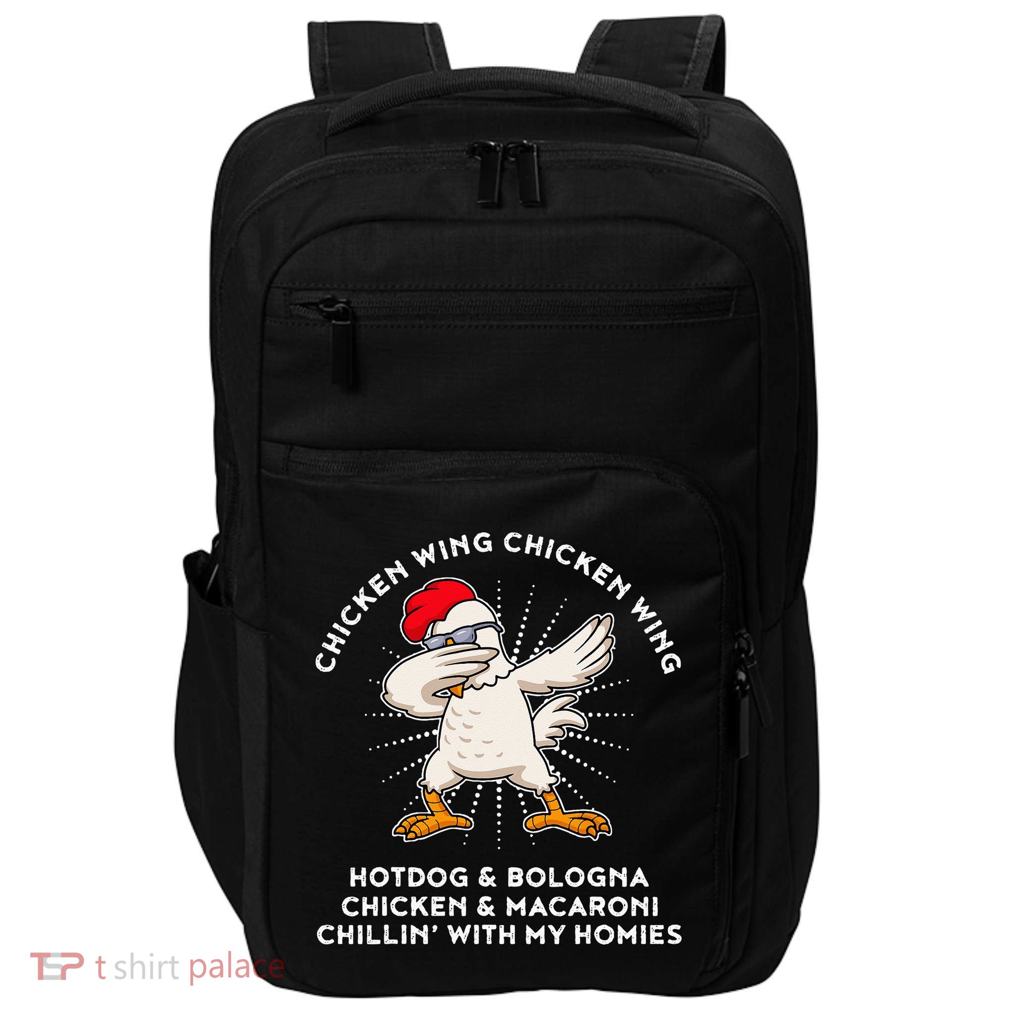 Chicken Wing Chicken Wing Hot Dog Impact Tech Backpack