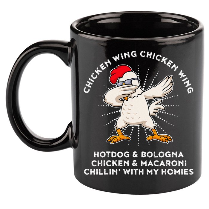 Chicken Wing Chicken Wing Hot Dog 11oz C Handle Ceramic Mug
