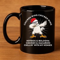 Chicken Wing Chicken Wing Hot Dog 11oz C Handle Ceramic Mug