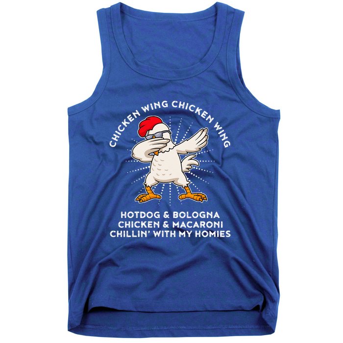 Chicken Wing Chicken Wing Hot Dog Tank Top