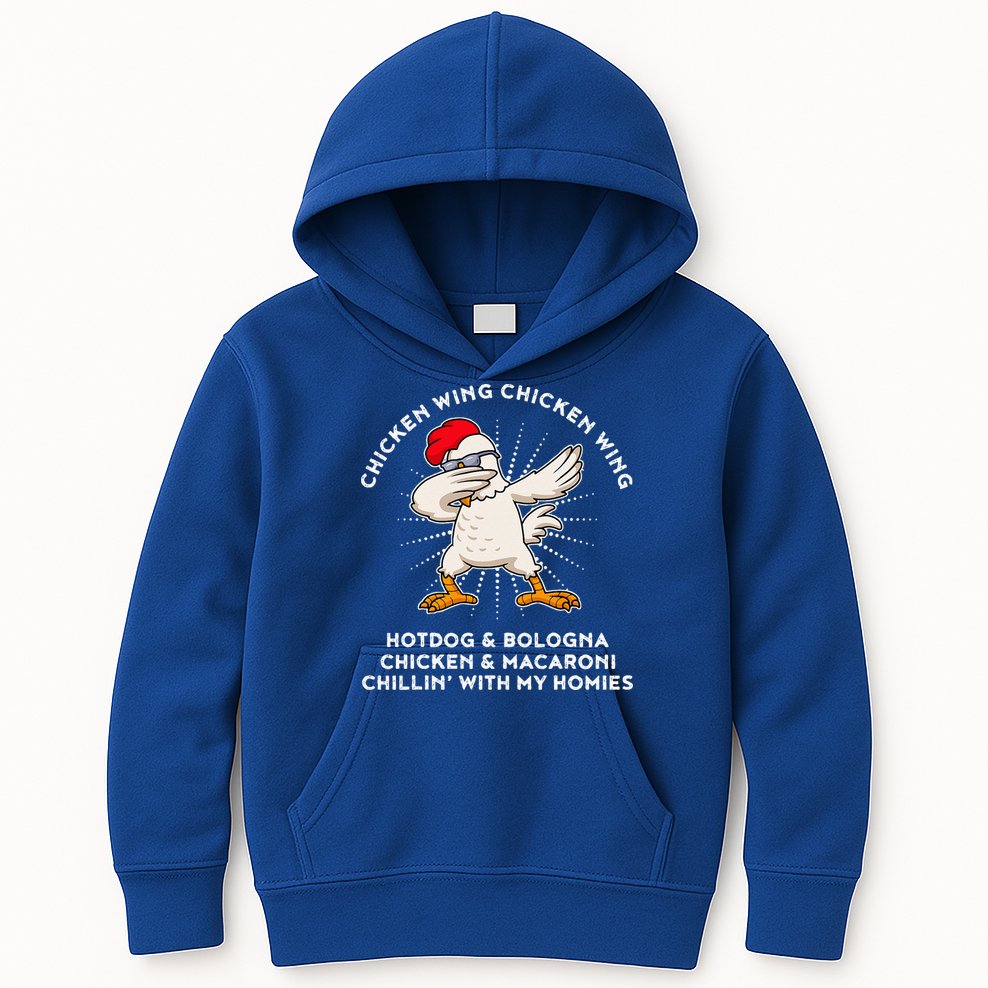 Chicken Wing Chicken Wing Hot Dog Kids Hoodie