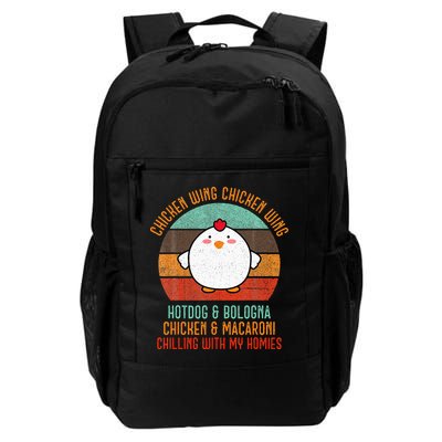 Chicken Wing Chicken Wing Song Lyric Hot Dog Bologna Backpack