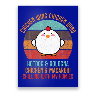 Chicken Wing Chicken Wing Song Lyric Hot Dog Bologna Poster