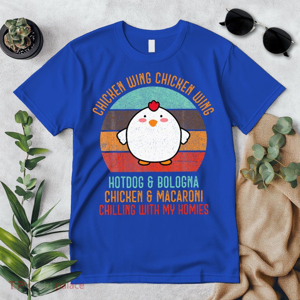 Chicken Wing Chicken Wing Song Lyric Hot Dog Bologna Premium T-Shirt