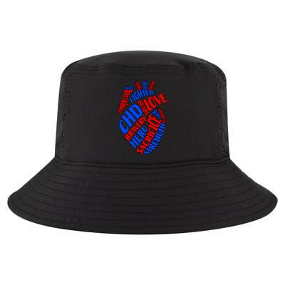 Chd Warrior Congenital Heart Disease Awareness Funny Gift Cool Comfort Performance Bucket Hat