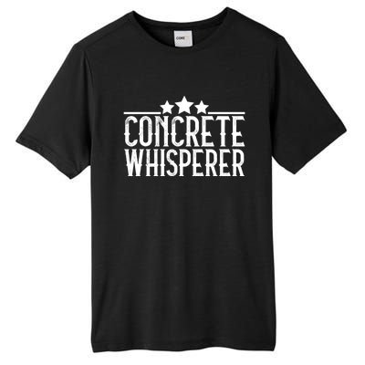 Concrete Whisperer Construction Worker Gift Tall Fusion ChromaSoft Performance T-Shirt