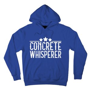 Concrete Whisperer Construction Worker Gift Hoodie