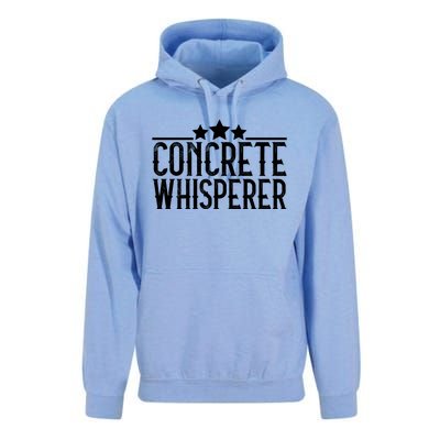 Concrete Whisperer Construction Worker Gift Unisex Surf Hoodie