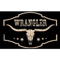 Classic Wranglers Cowhide Bulls Skulls Vintage Styles Pride Bumper Sticker