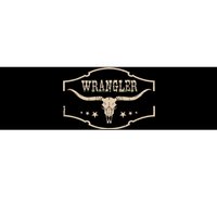 Classic Wranglers Cowhide Bulls Skulls Vintage Styles Pride Bumper Sticker