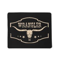 Classic Wranglers Cowhide Bulls Skulls Vintage Styles Pride Mousepad