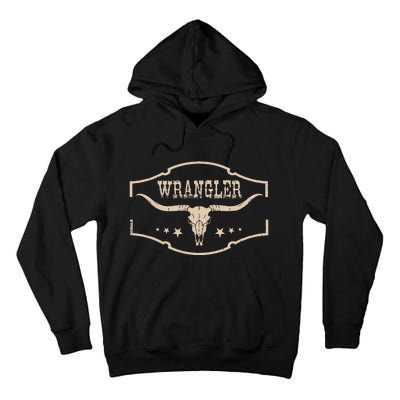 Classic Wranglers Cowhide Bulls Skulls Vintage Styles Pride Tall Hoodie