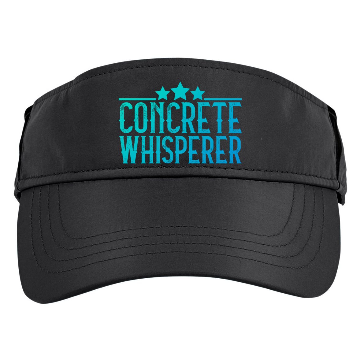 Concrete Whisperer Construction Worker Gift Adult Drive Performance Visor