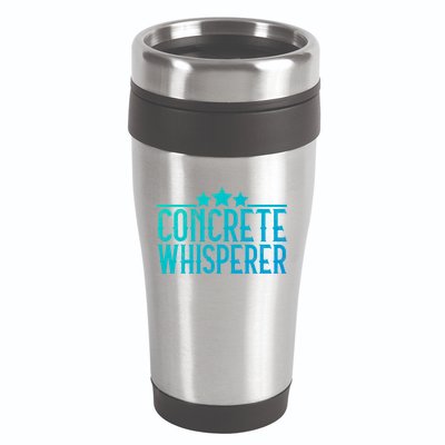 Concrete Whisperer Construction Worker Gift 16oz Travel Tumbler