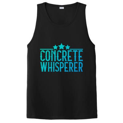 Concrete Whisperer Construction Worker Gift PosiCharge Competitor Tank