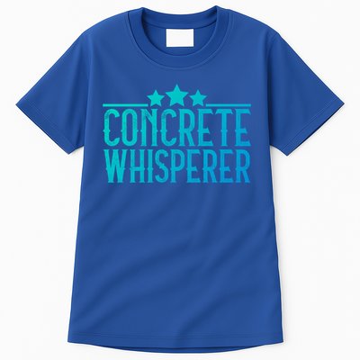 Concrete Whisperer Construction Worker Gift Tall T-Shirt