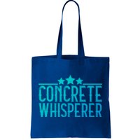 Concrete Whisperer Construction Worker Gift Tote Bag