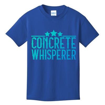Concrete Whisperer Construction Worker Gift Kids T-Shirt