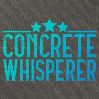 Concrete Whisperer Construction Worker Gift Cotton Canvas Backpack
