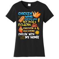 Chicken Wing Chicken Wing Hot Dog Bologna Women's T-Shirt