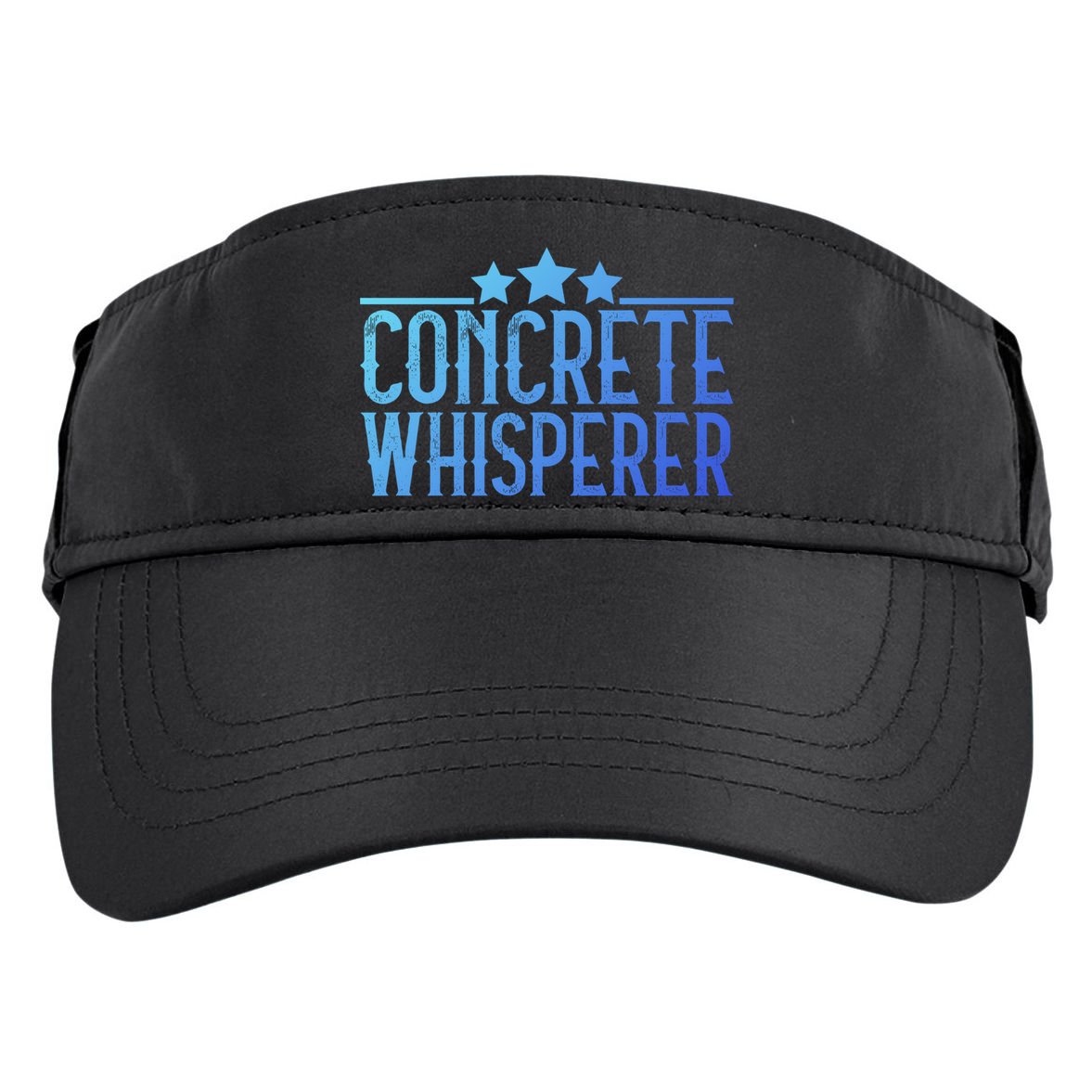 Concrete Whisperer Construction Worker Gift Adult Drive Performance Visor