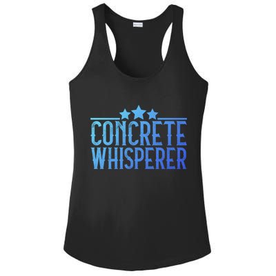 Concrete Whisperer Construction Worker Gift Ladies PosiCharge Competitor Racerback Tank